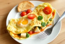 Photo of Быстрый завтрак: омлет с овощами