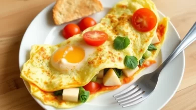 Photo of Быстрый завтрак: омлет с овощами